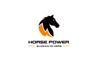 Simple Horse Power Logo Template