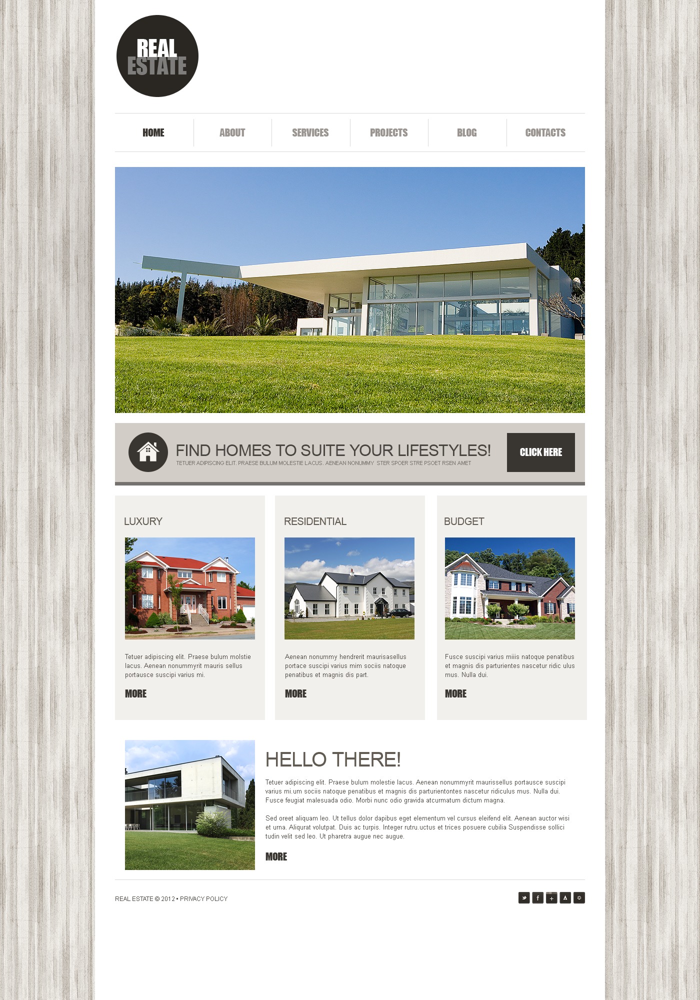 Real Estate Joomla Template 38451 by WT Joomla Templates