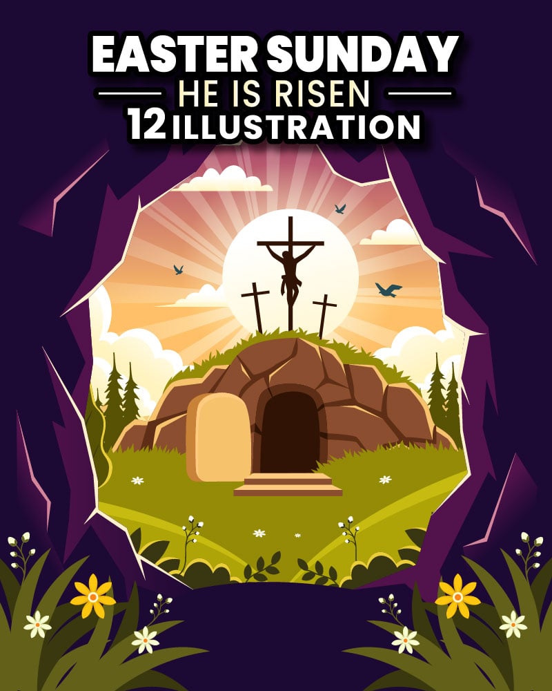 Template #384069 Easter Sunday Webdesign Template - Logo template Preview