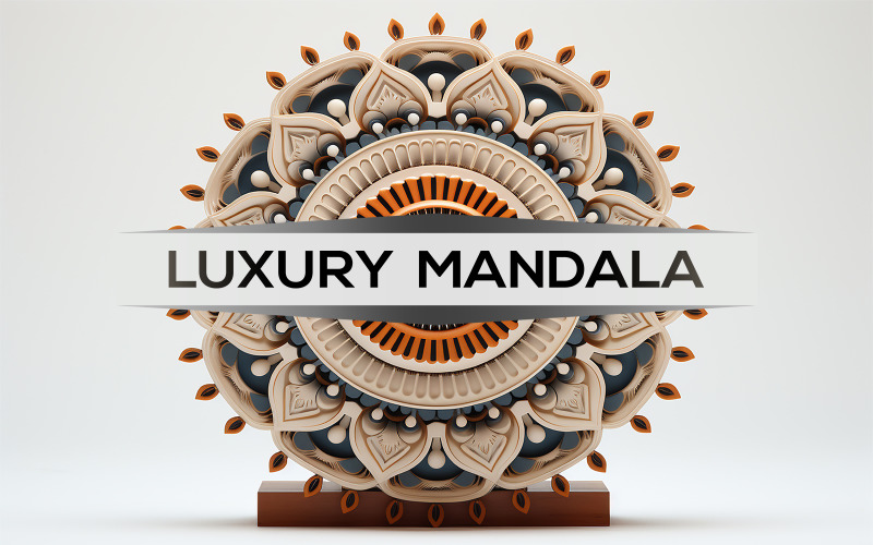 Abstract mandala | flower mandala design | identity mandala | mandala design Illustration