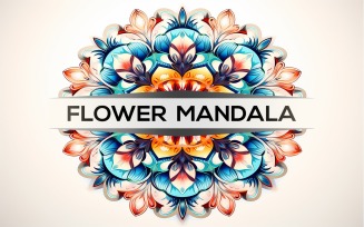 Floral art mandala | flower mandala design | identity floral mandala | mandala design