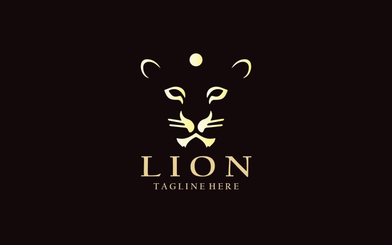 Lion Head Logo Design Template V10 Logo Template