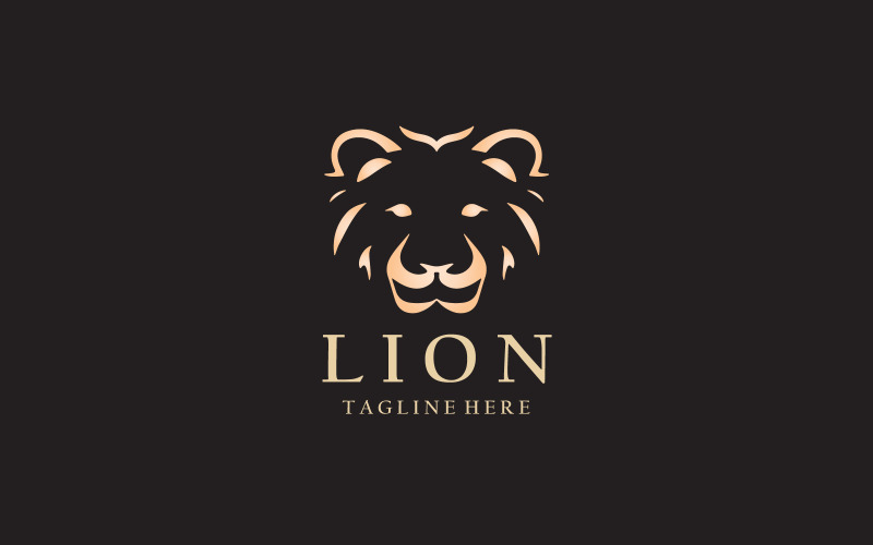 Lion Head Logo Design Template V8 Logo Template