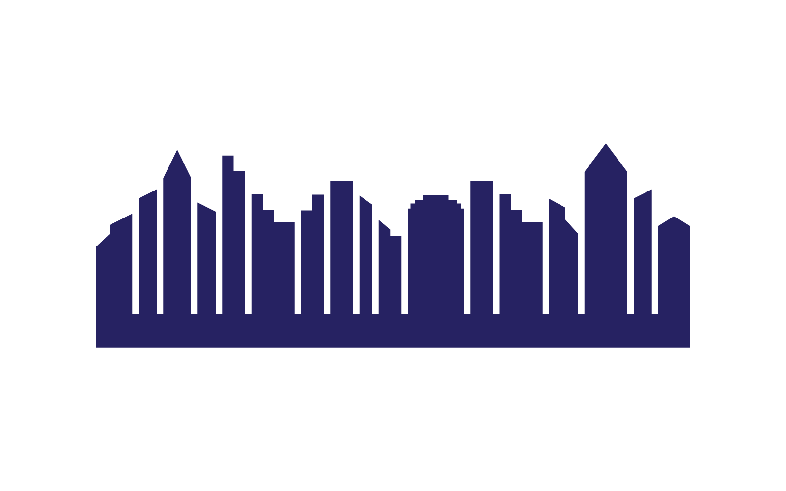 Modern City skyline vector design template