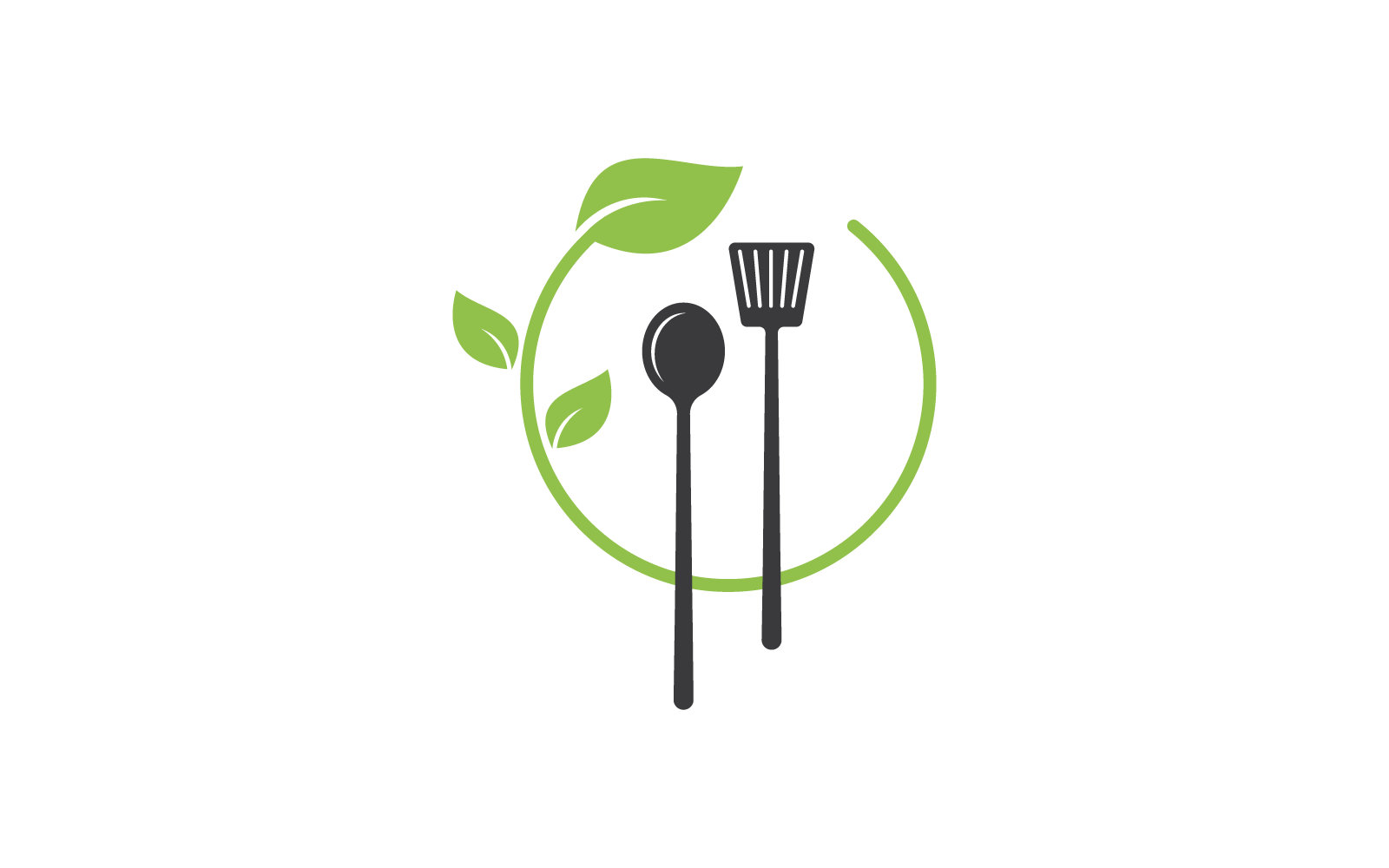 Nature food logo vector flat design eps 10