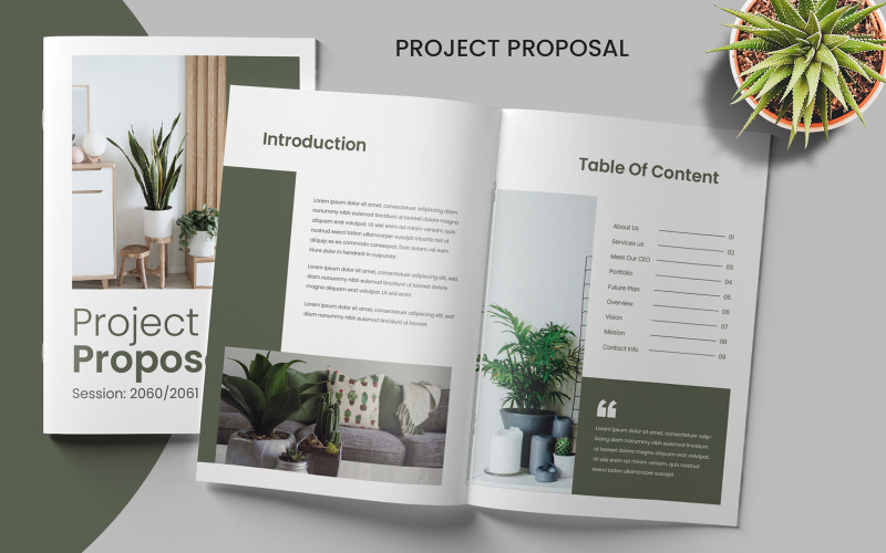 Project Proposal Template | Business Project Proposal Magazine Template