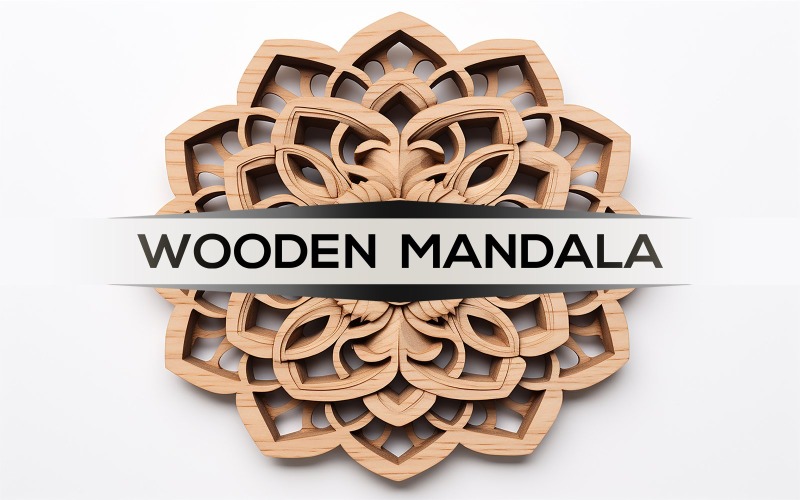 Wooden flower design | creative wooden art design | wooden design Illustration