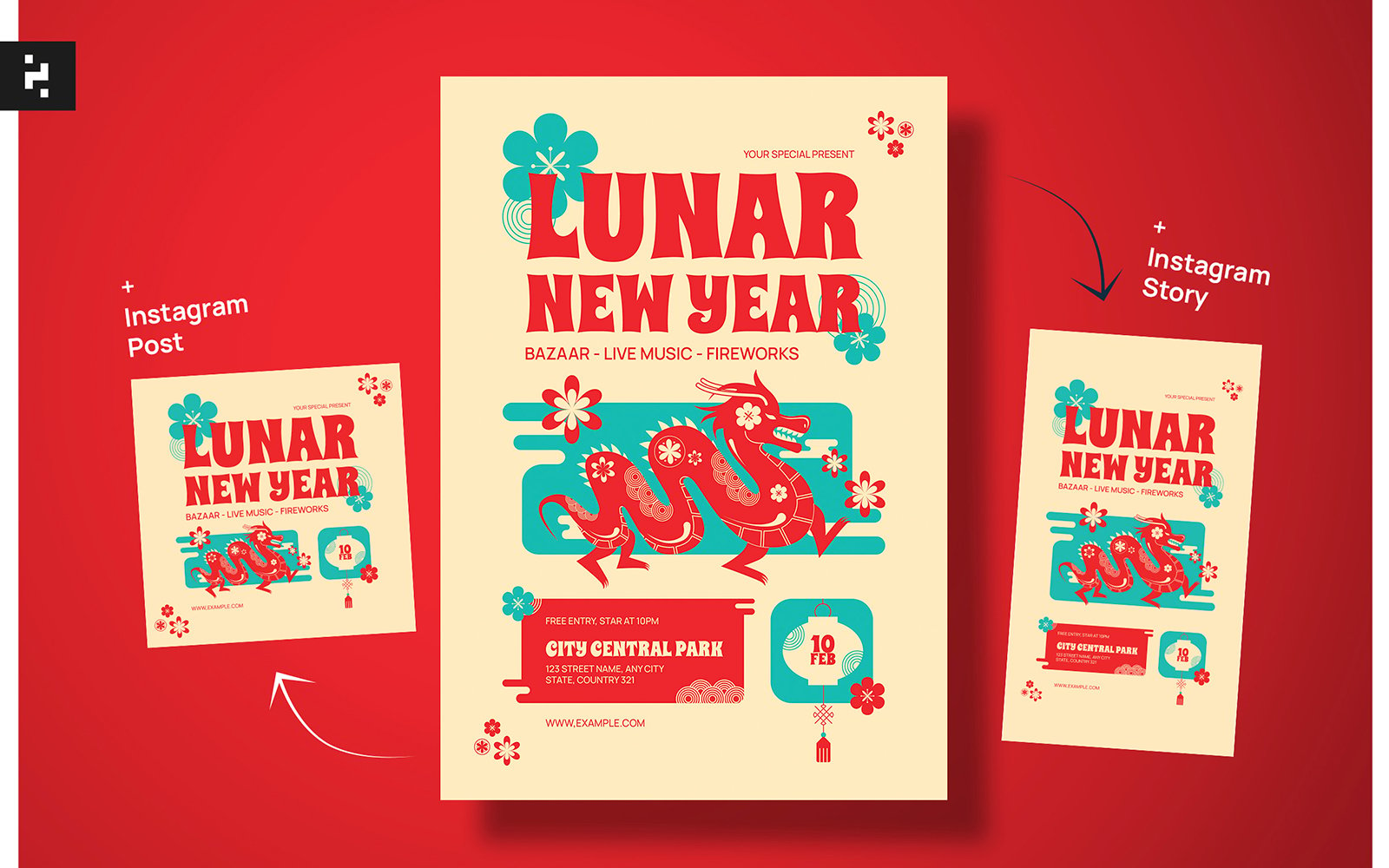 Kit Graphique #384109 Lunar Asian Divers Modles Web - Logo template Preview