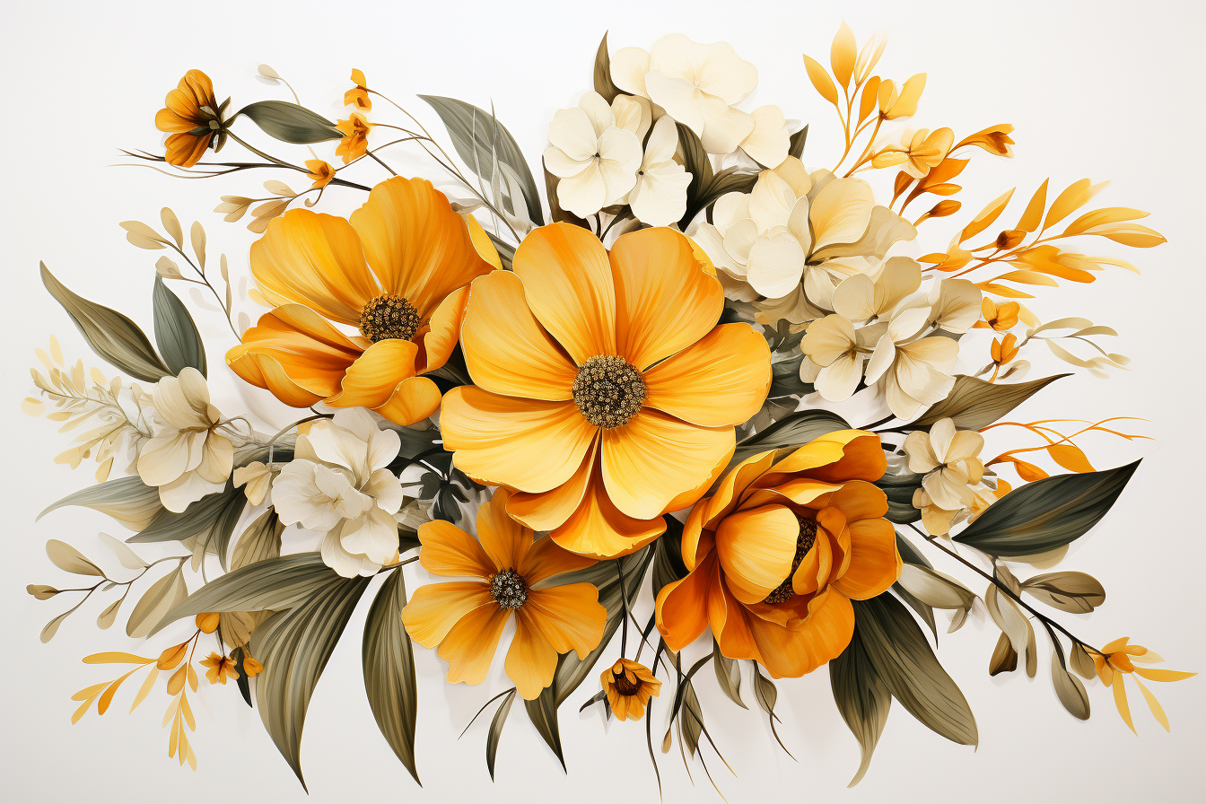 Kit Graphique #384155 Watercolour Bouquets Divers Modles Web - Logo template Preview