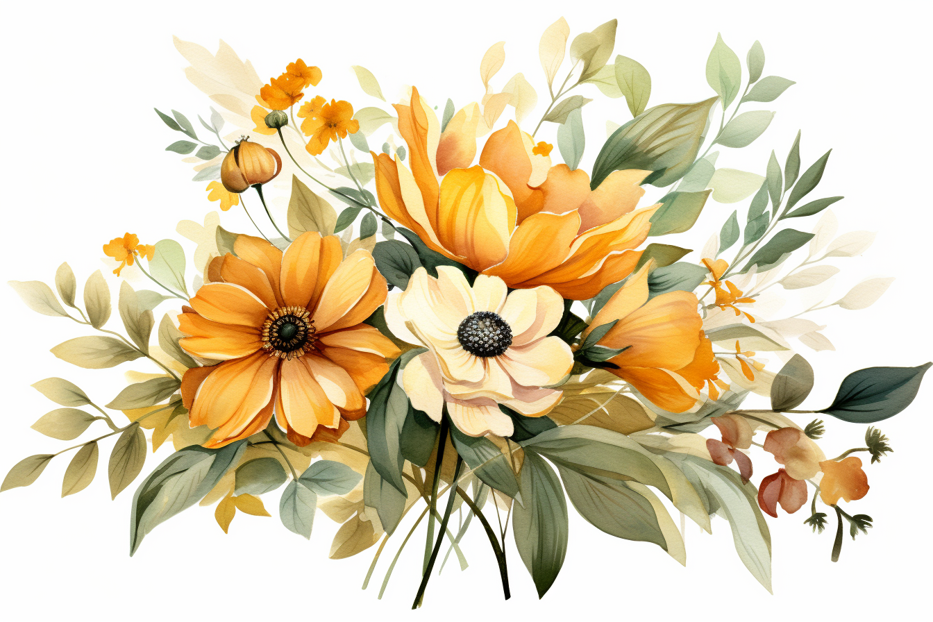 Kit Graphique #384158 Watercolour Bouquets Divers Modles Web - Logo template Preview