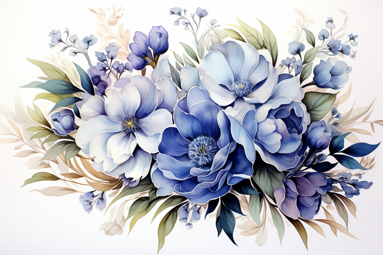 Kit Graphique #384178 Watercolour Bouquets Divers Modles Web - Logo template Preview