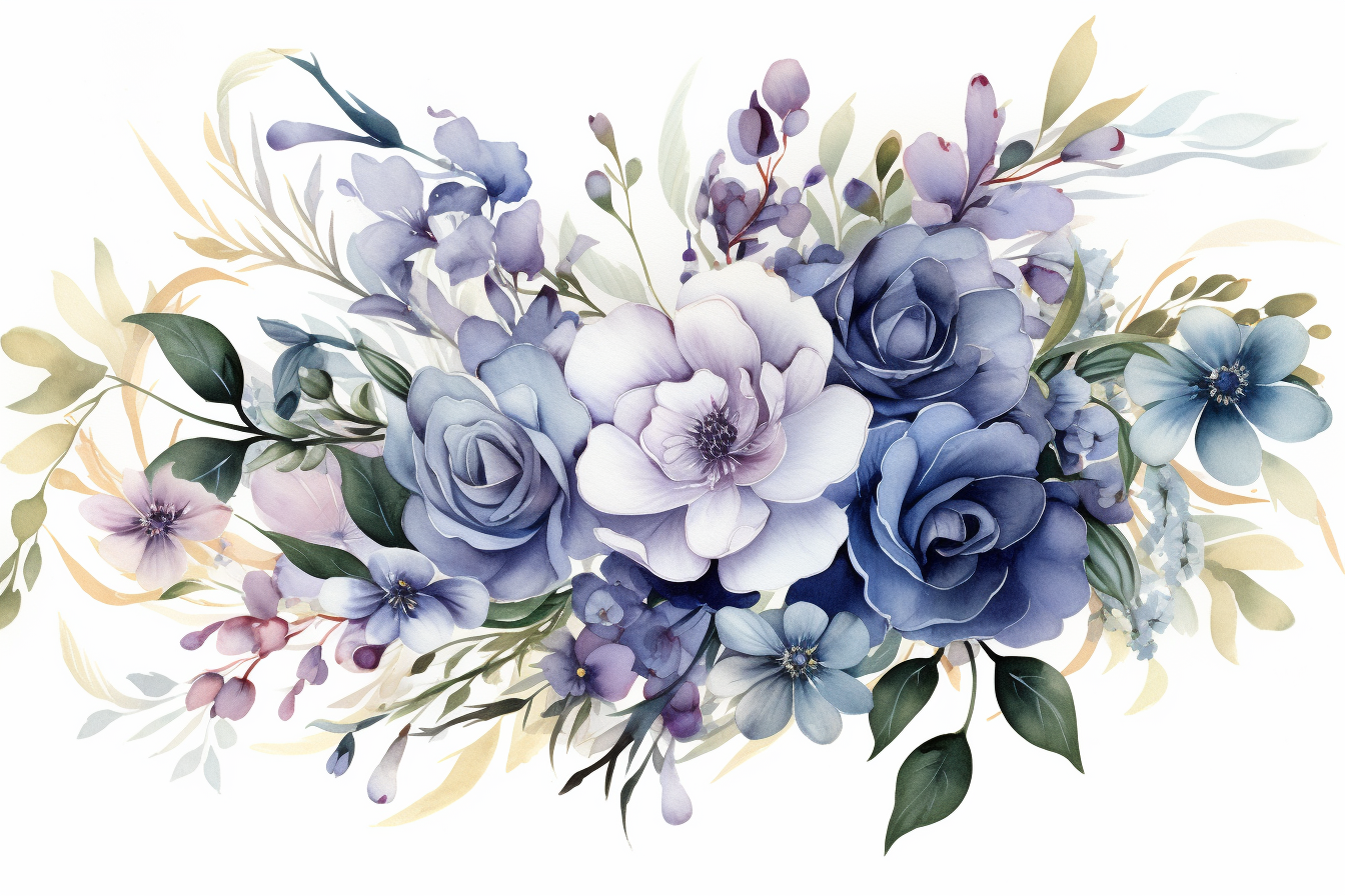 Kit Graphique #384179 Watercolour Bouquets Divers Modles Web - Logo template Preview