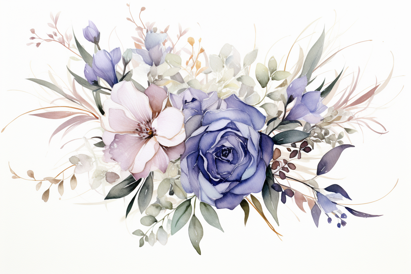 Kit Graphique #384181 Watercolour Bouquets Divers Modles Web - Logo template Preview