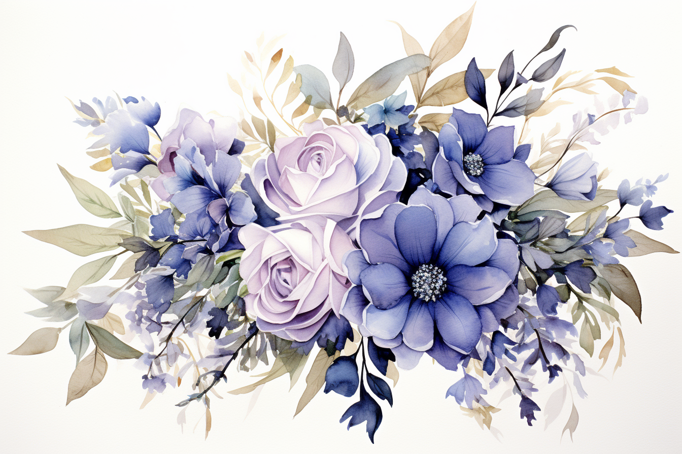 Kit Graphique #384182 Watercolour Bouquets Divers Modles Web - Logo template Preview