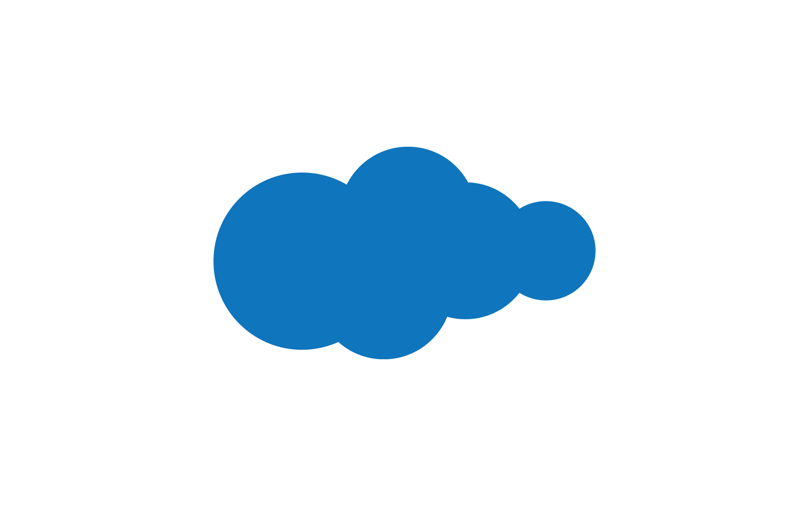Cloud illustration logo vector design template