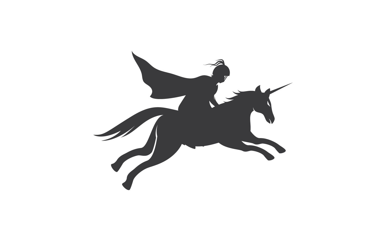 Horse knight hero logo icon vector design