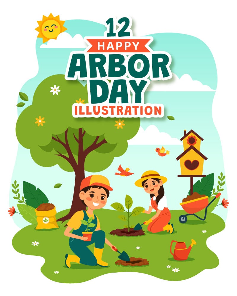 Kit Graphique #384228 Arbor Jour Divers Modles Web - Logo template Preview