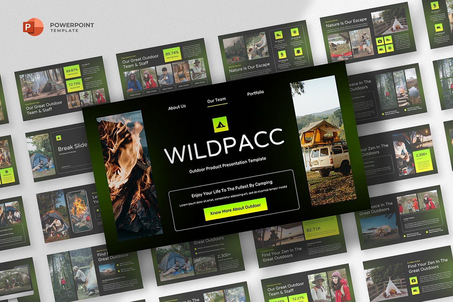 Template #384232 Backpacker Camping Webdesign Template - Logo template Preview