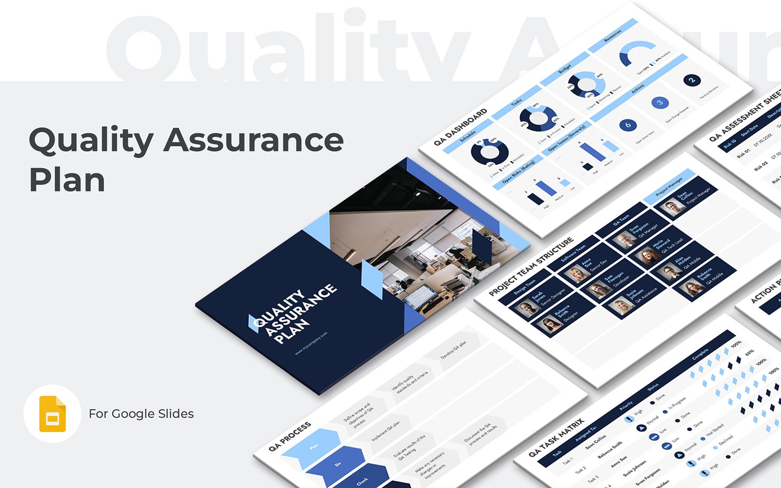 Kit Graphique #384279 Qualit Assurance Web Design - Logo template Preview