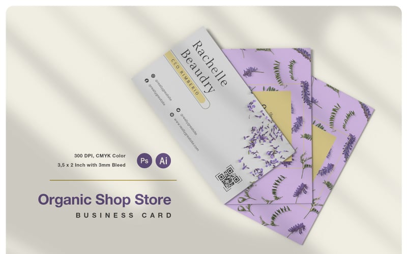 Natural Shop Business Card Corporate Identity