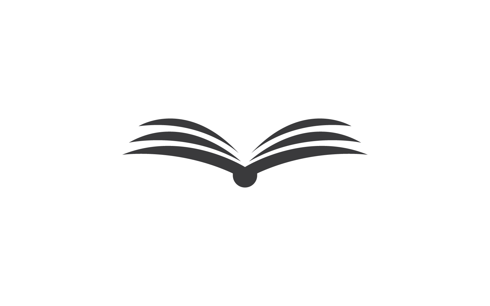Boek onderwijs logo vector ontwerp
