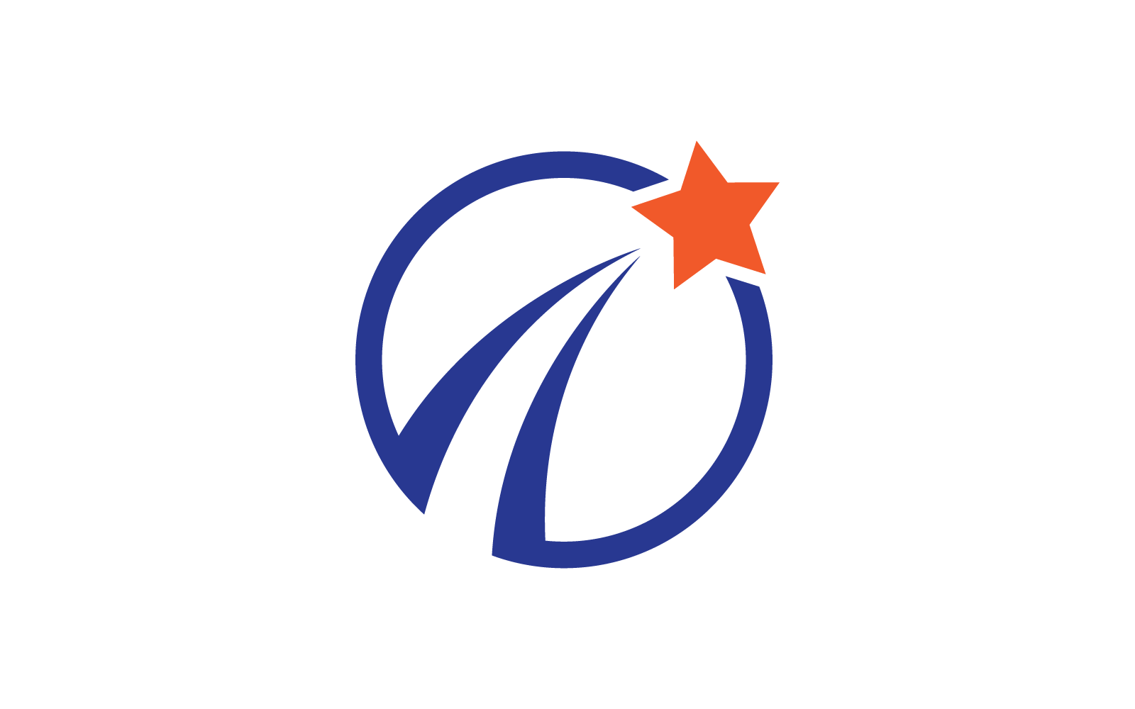 Csillag illusztráció logo vektoros tervezés