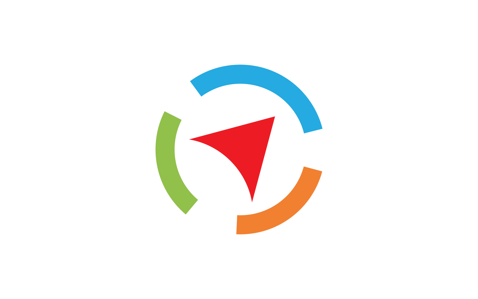 Дизайн векторной иконки логотипа компаса