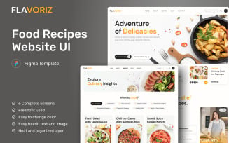 Flavoriz - Food Recipes Website