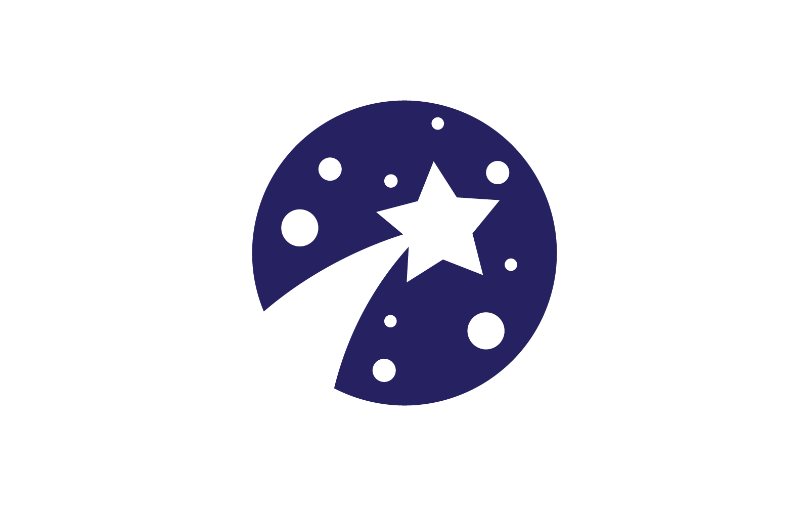 Gwiazda Logo ilustracja wektor szablon projektu