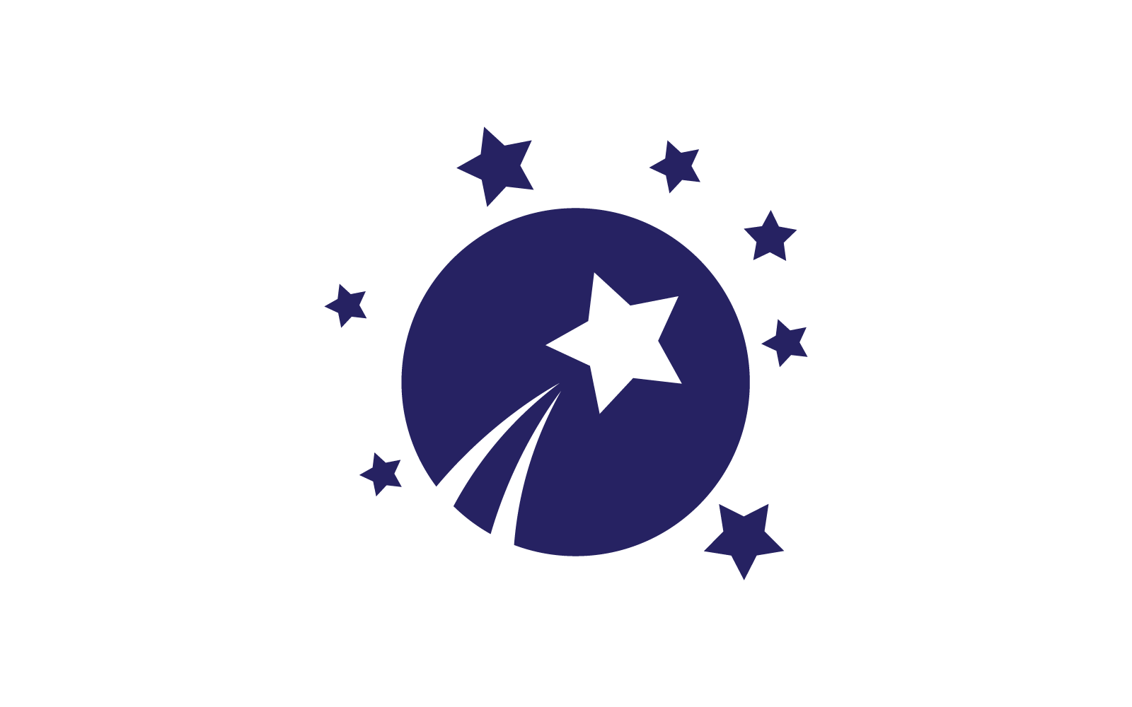 Hvězda Logo ilustrace vektorový design