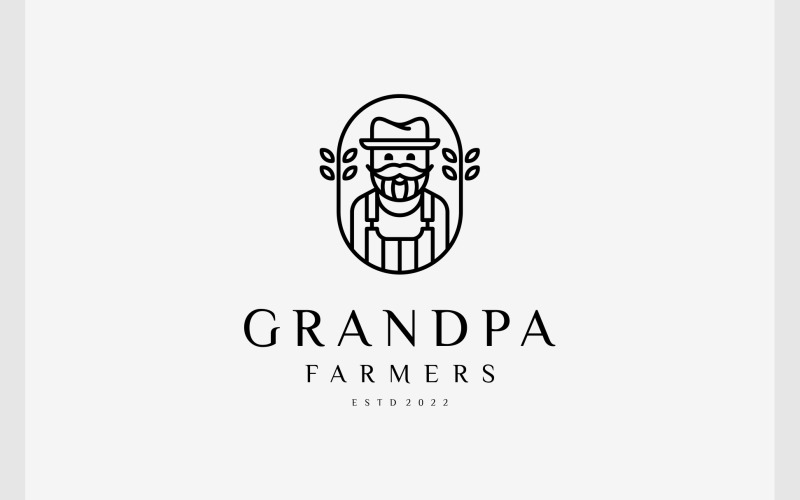 Farmer Farm Agriculture Logo Logo Template