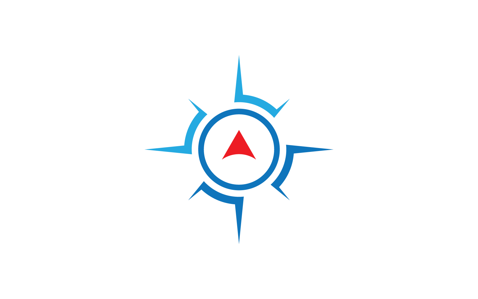 Kompass-Logo-Vektor-Illustrationsdesign