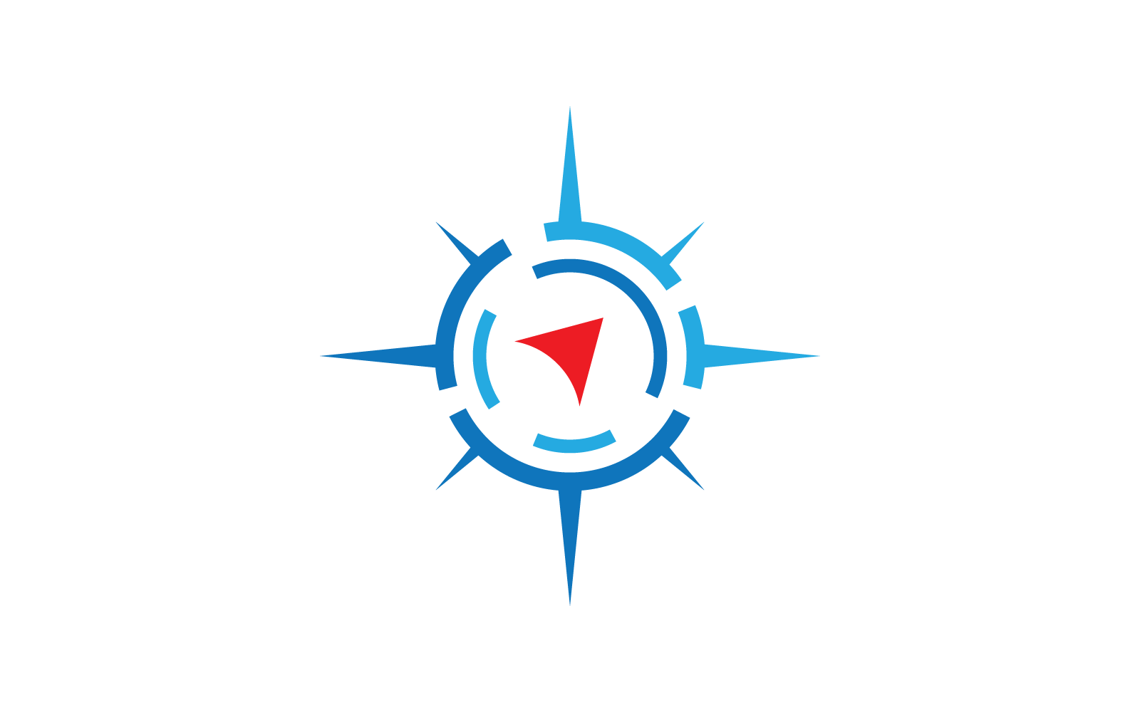Kompass-Logo-Vektorillustration-Design-Vorlage