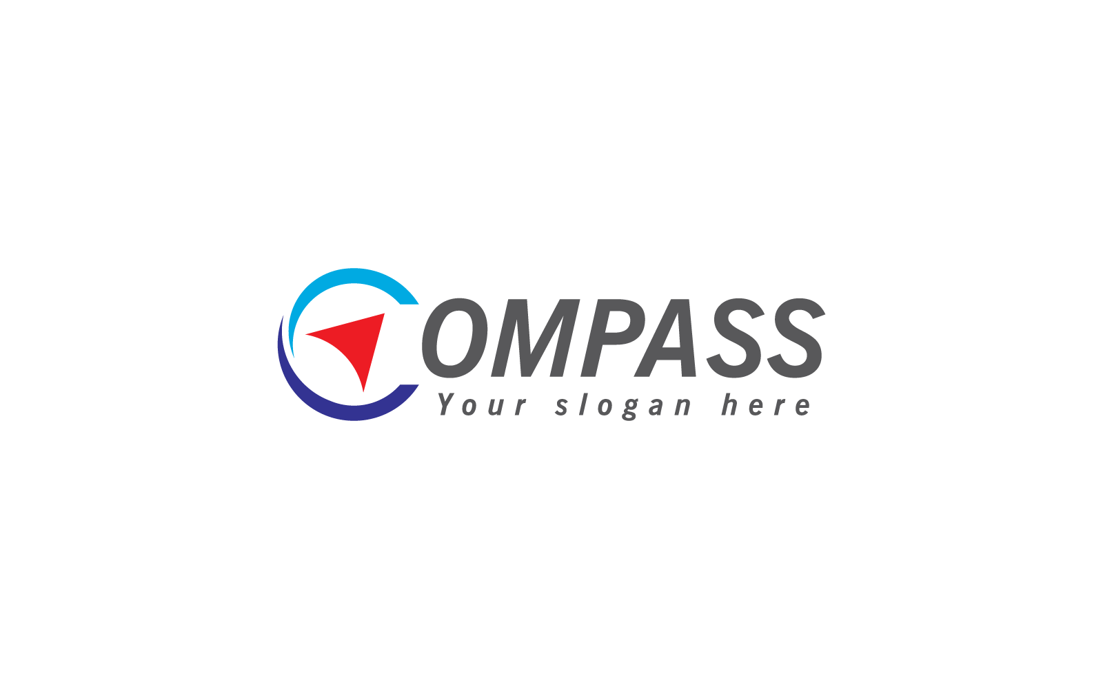 Kompass-Logo-Vorlage, Vektorgrafik-Design