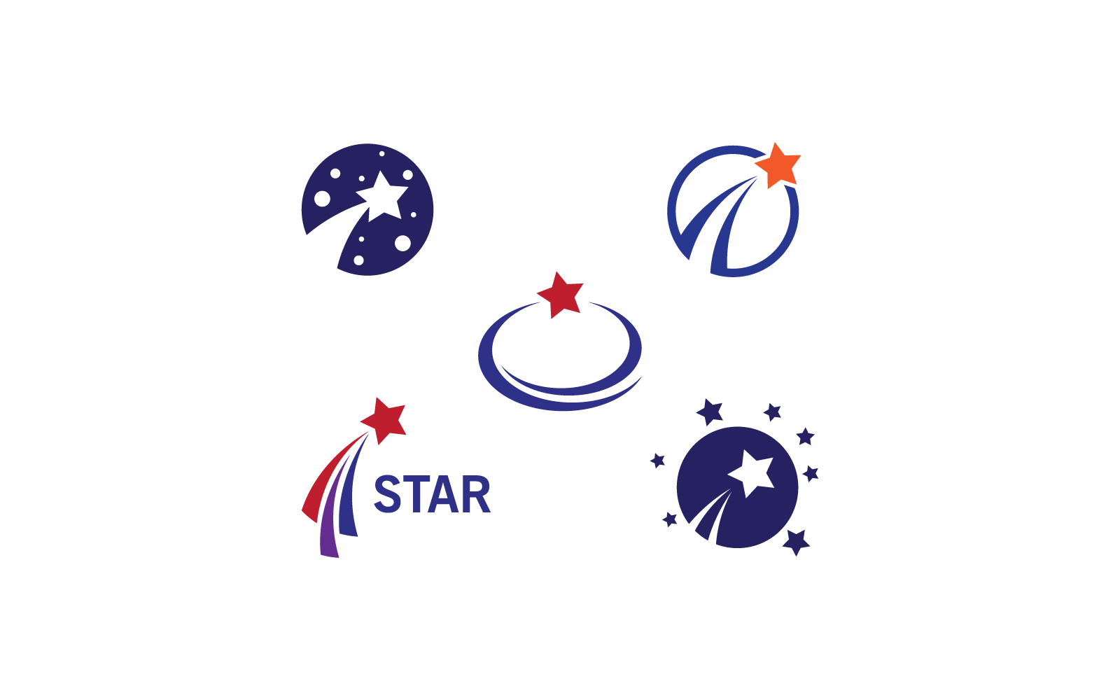 Star Logo illustration vector  flat design