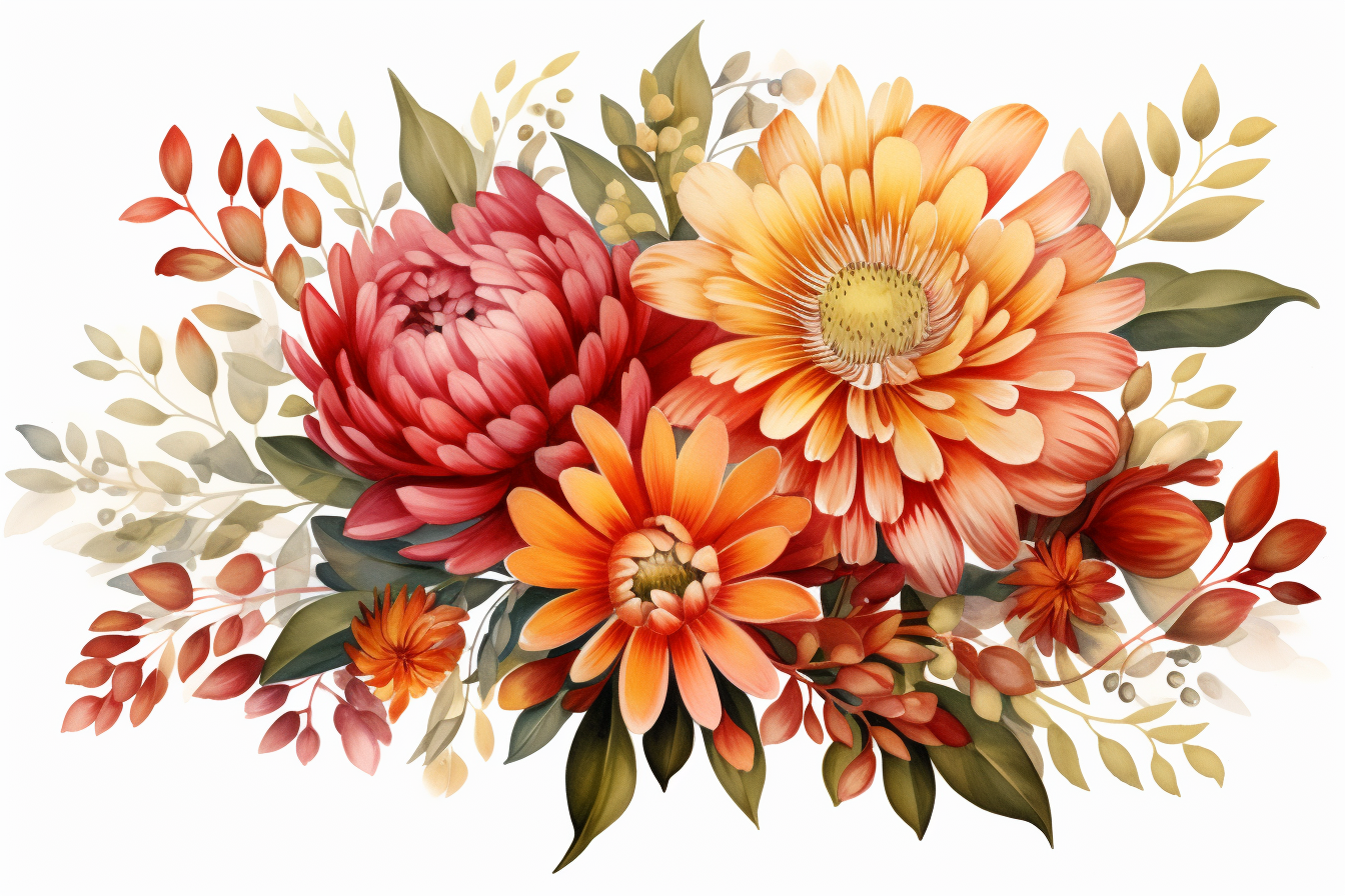 Kit Graphique #384689 Watercolour Bouquets Divers Modles Web - Logo template Preview
