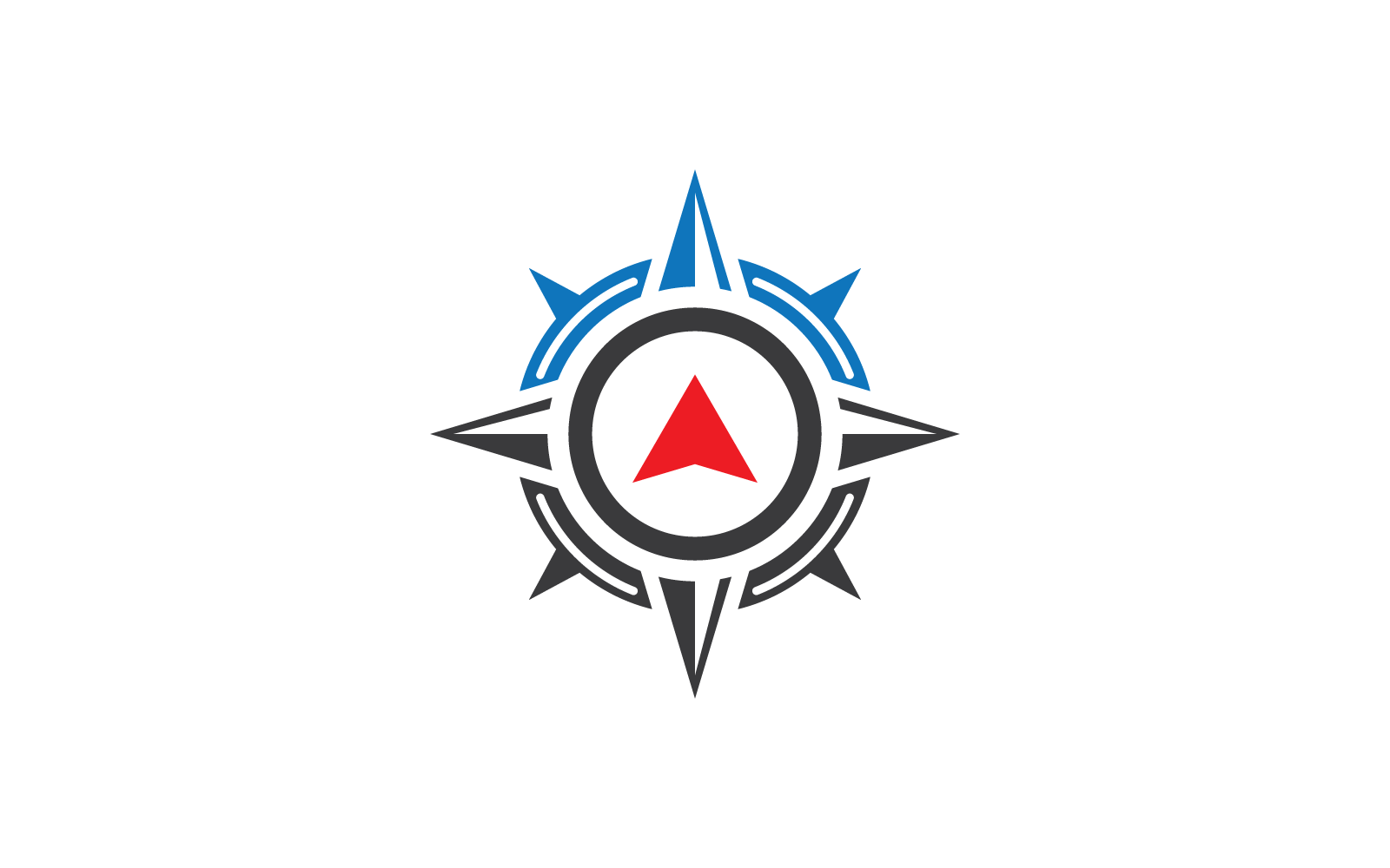 Compass Logo vector template illustration design Logo Template