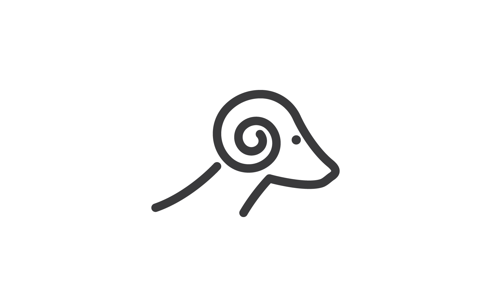 Geit en schapen illustratie logo sjabloon vector ontwerp