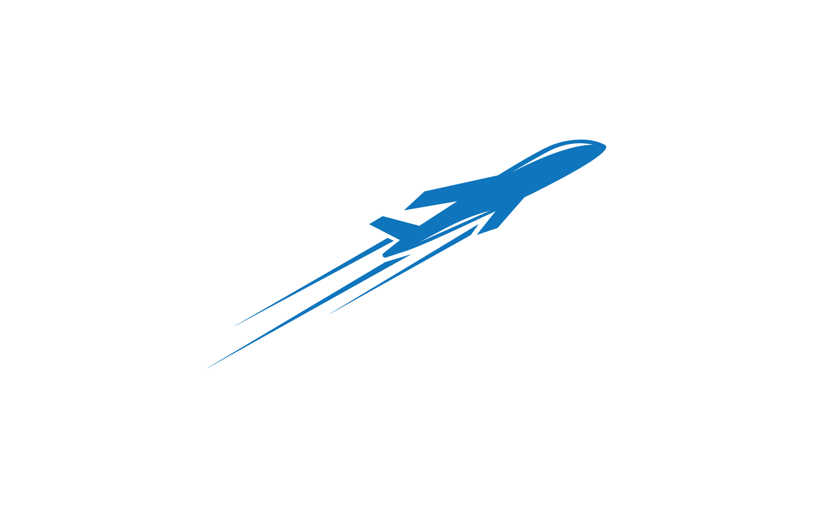 Hava Uçağı illüstrasyon logo vektör düz tasarımı