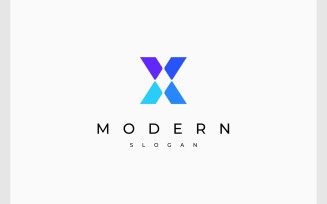 Letter X Initial Modern Logo