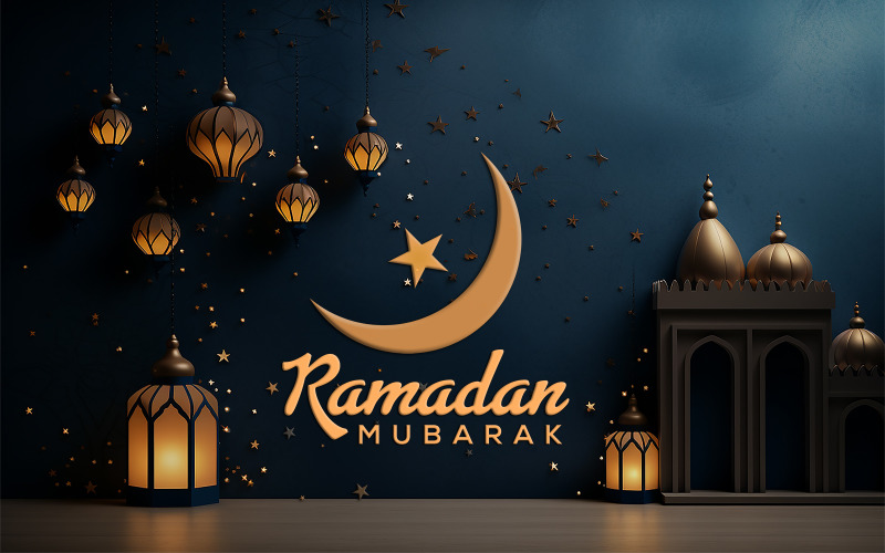 Ramadan greeting | islamic festival design | ramadan greeting design | ramadan invation design Product Mockup