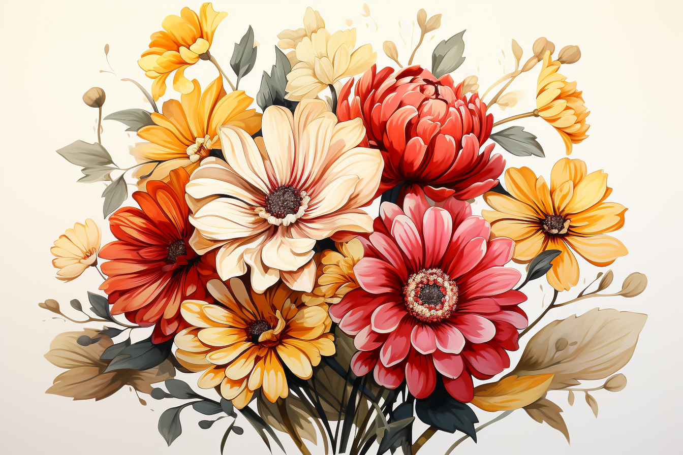 Kit Graphique #384700 Watercolour Bouquets Divers Modles Web - Logo template Preview