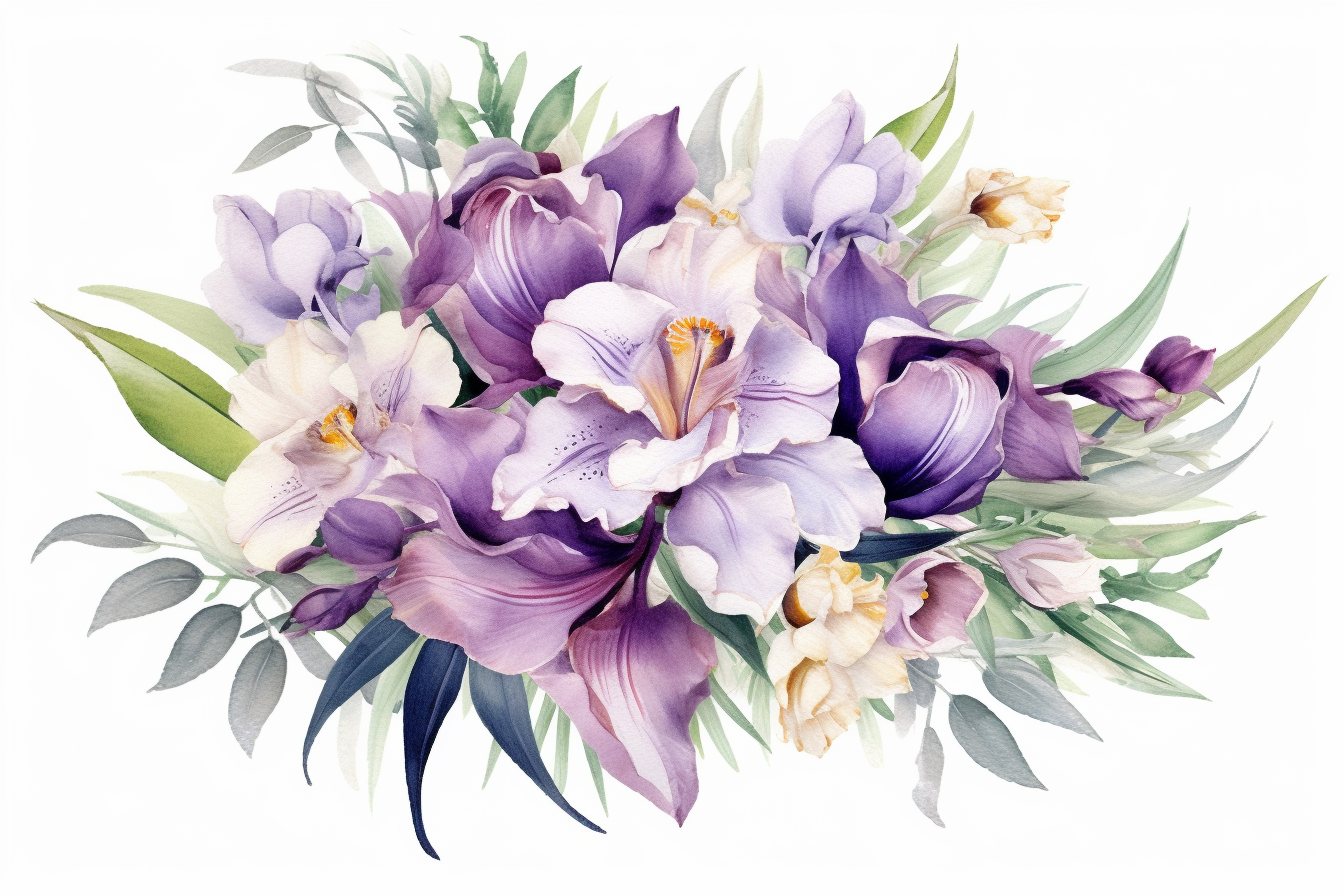 Kit Graphique #384725 Watercolour Bouquets Divers Modles Web - Logo template Preview