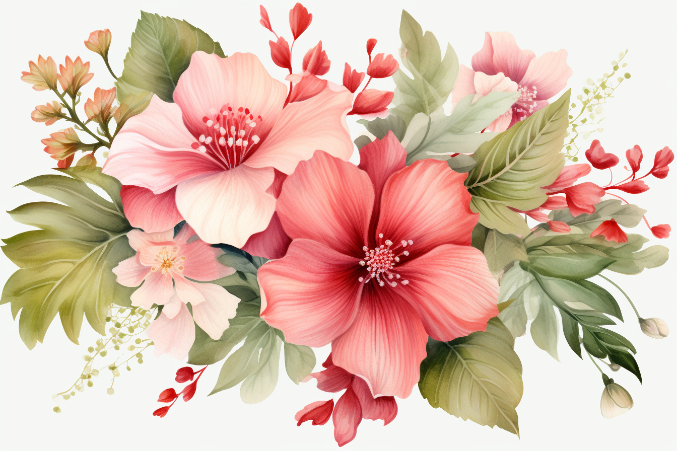 Kit Graphique #384764 Watercolour Bouquets Divers Modles Web - Logo template Preview