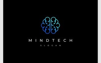 Brain Mind Connection Tech Logo