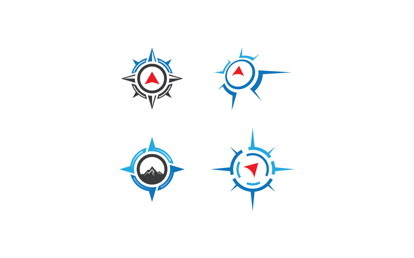 Compass Logo Template illustration vector