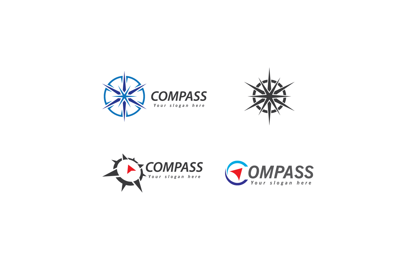 Compass Template vector icon illustration design Logo Template