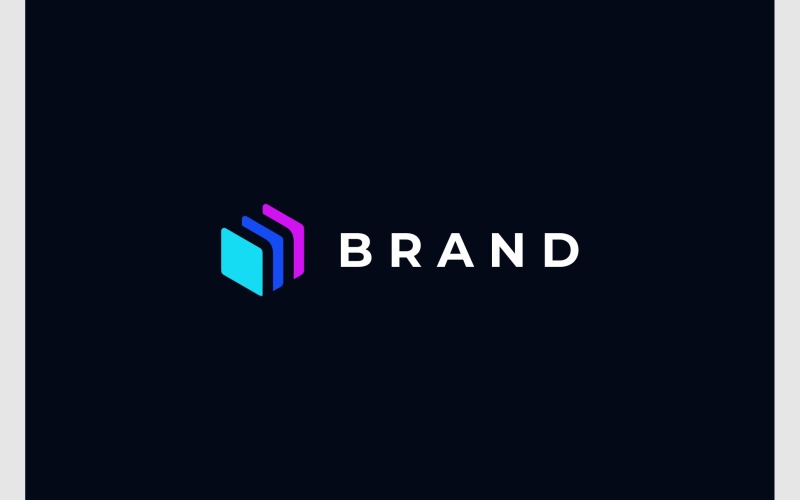 Folder Document Data Modern Logo Logo Template