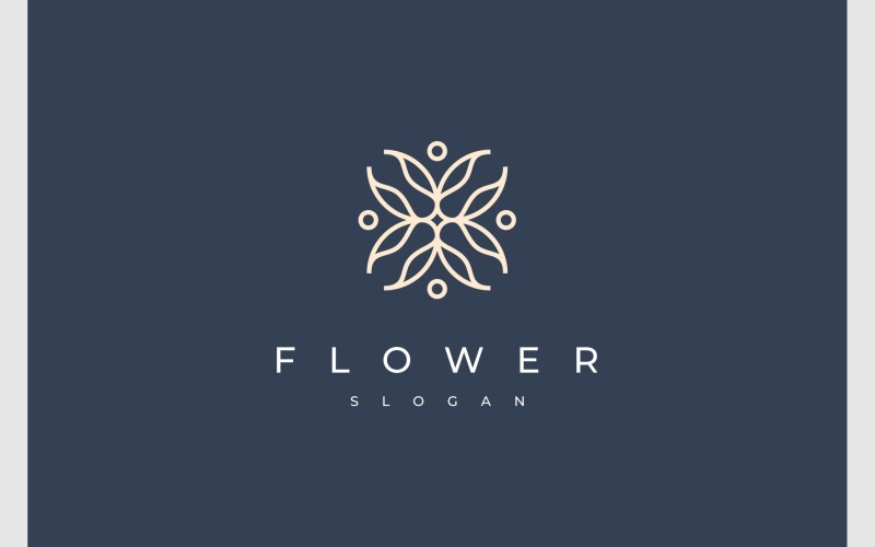 Leaf Life Flower Decoration Logo Logo Template