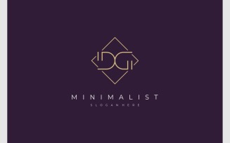 Letter DG Minimalist Elegant Logo